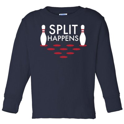 Splits Happen Toddler Long Sleeve Shirt