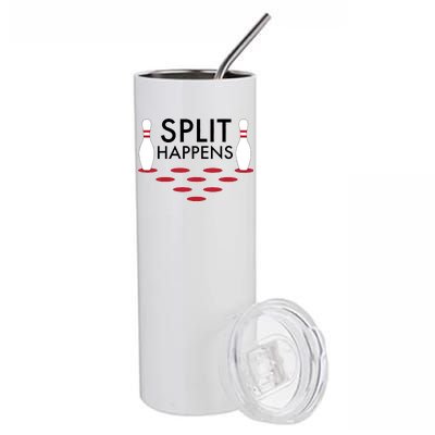 Splits Happen Stainless Steel Tumbler