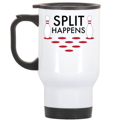 Splits Happen Stainless Steel Travel Mug