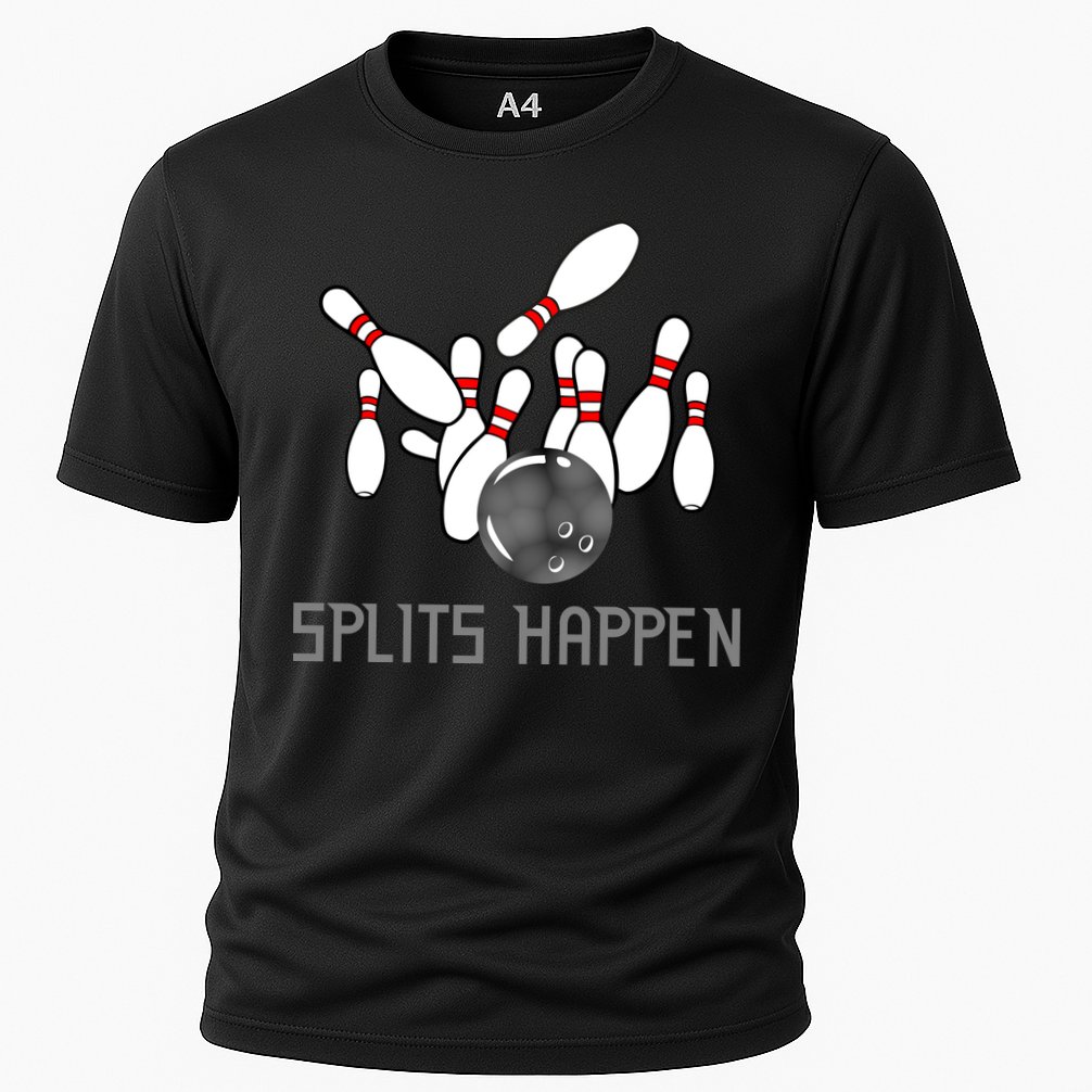 Splits Happen Bowling Performance Shirt