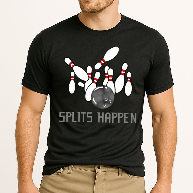 Splits Happen Bowling Performance Shirt