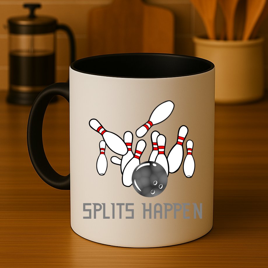Splits Happen Bowling Mug