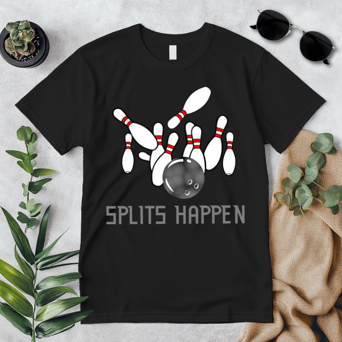 Splits Happen Bowling Premium T-Shirt