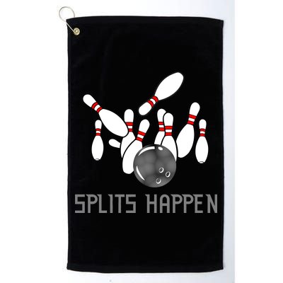 Splits Happen Bowling Platinum Collection Golf Towel