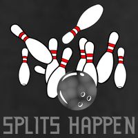 Splits Happen Bowling Golf Towel