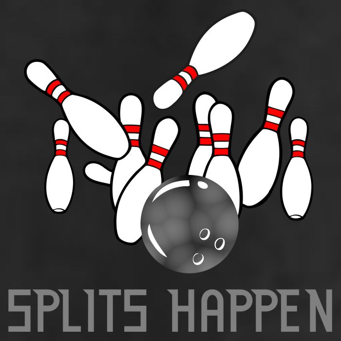 Splits Happen Bowling Golf Towel