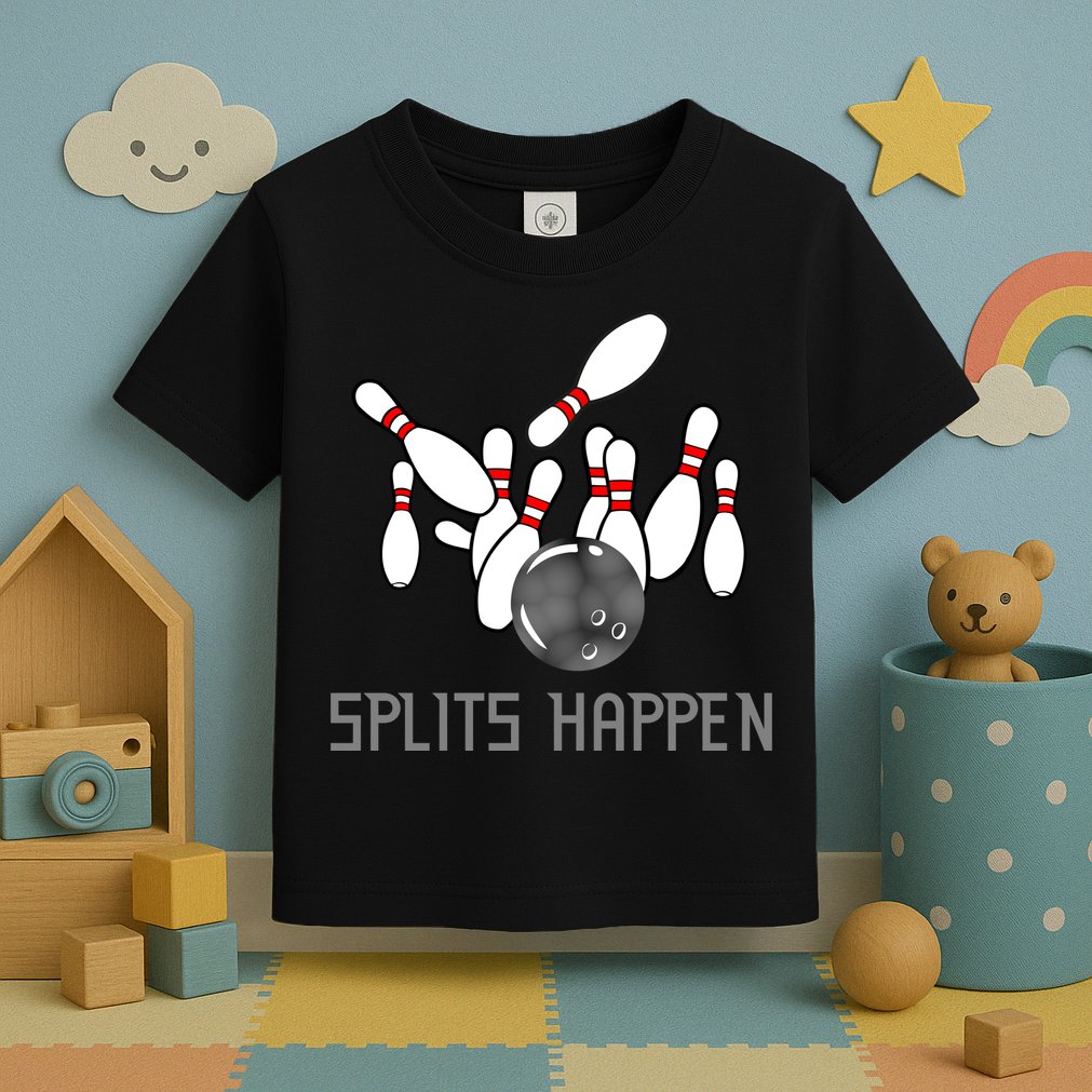 Splits Happen Bowling Toddler T-Shirt