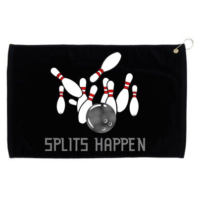 Splits Happen Bowling Grommeted Golf Towel