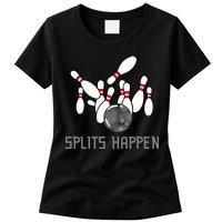 Splits Happen Bowling Womens T-Shirt