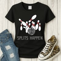Splits Happen Bowling Womens T-Shirt
