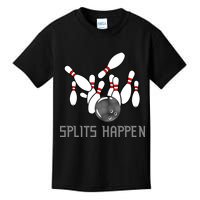 Splits Happen Bowling Kids T-Shirt