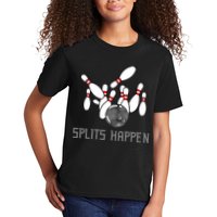 Splits Happen Bowling Kids T-Shirt