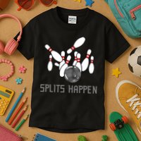 Splits Happen Bowling Kids T-Shirt