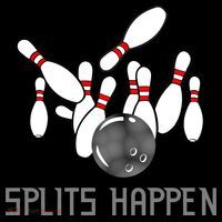 Splits Happen Bowling Zip Tote Bag