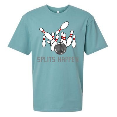 Splits Happen Bowling Sueded Cloud Jersey T-Shirt