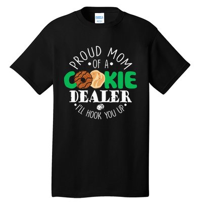 Scout Proud Mom Of A Cookie Dealer  Troop Leader Tall T-Shirt