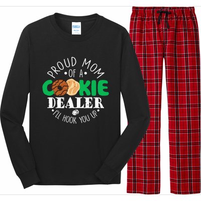 Scout Proud Mom Of A Cookie Dealer  Troop Leader Long Sleeve Pajama Set