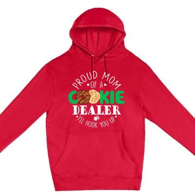 Scout Proud Mom Of A Cookie Dealer  Troop Leader Premium Pullover Hoodie