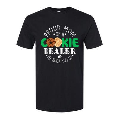 Scout Proud Mom Of A Cookie Dealer  Troop Leader Softstyle CVC T-Shirt