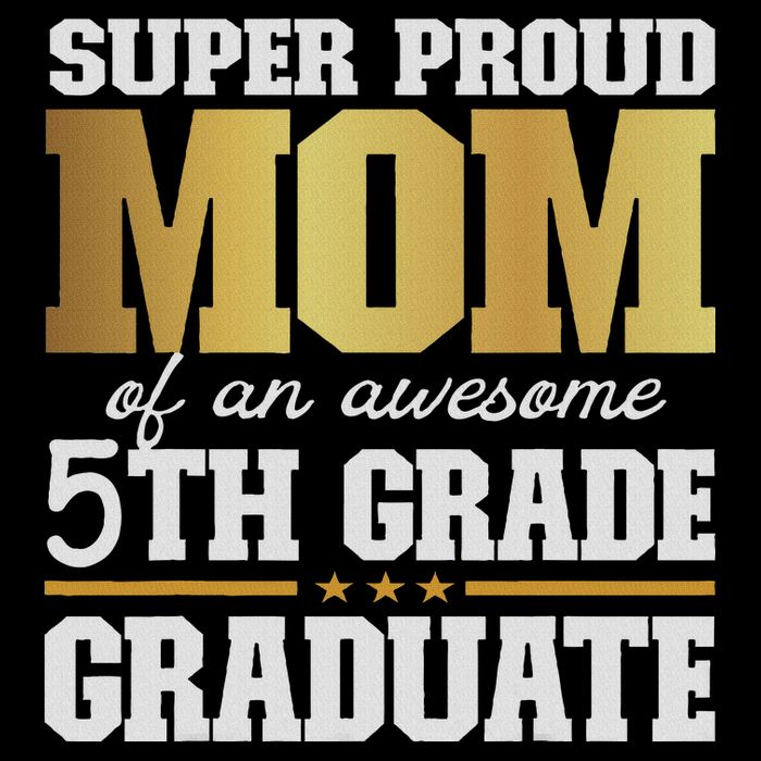 Super Proud Mom Of An Awesome 5th Grade Graduate 2024 2025 Impact Tech Backpack