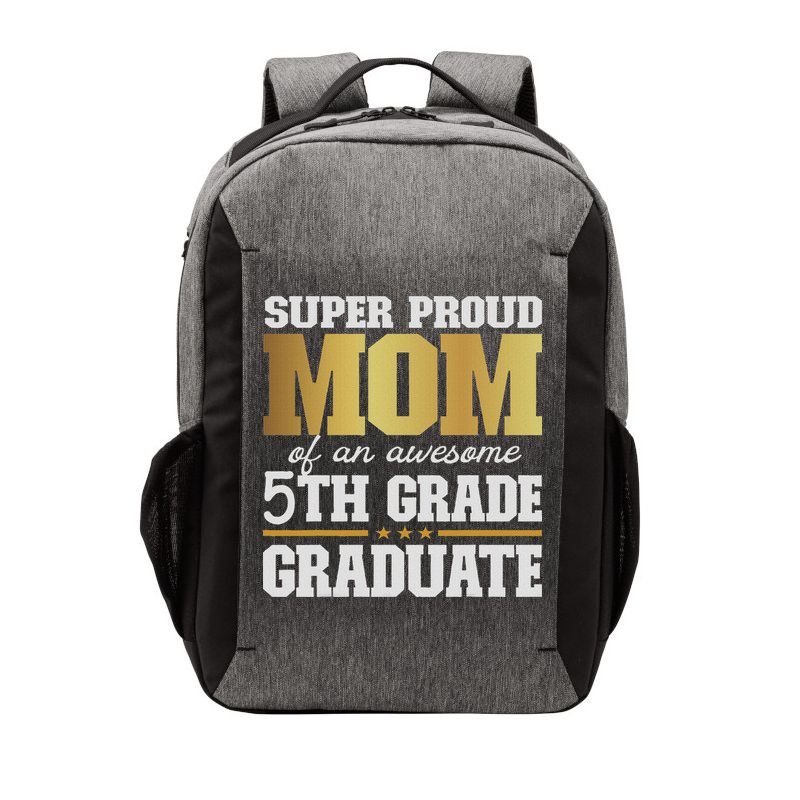 Super Proud Mom Of An Awesome 5th Grade Graduate 2024 2025 Vector Backpack