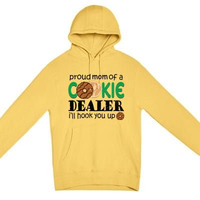 Scout Proud Mom Of A Cookie Dealer Troop Leader Premium Pullover Hoodie