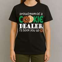 Scout Proud Mom Of A Cookie Dealer Troop Leader T-Shirt