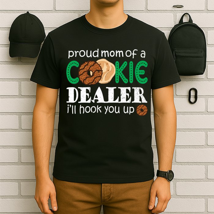 Scout Proud Mom Of A Cookie Dealer Troop Leader T-Shirt