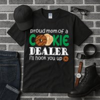 Scout Proud Mom Of A Cookie Dealer Troop Leader Tall T-Shirt