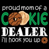 Scout Proud Mom Of A Cookie Dealer Troop Leader Tall T-Shirt