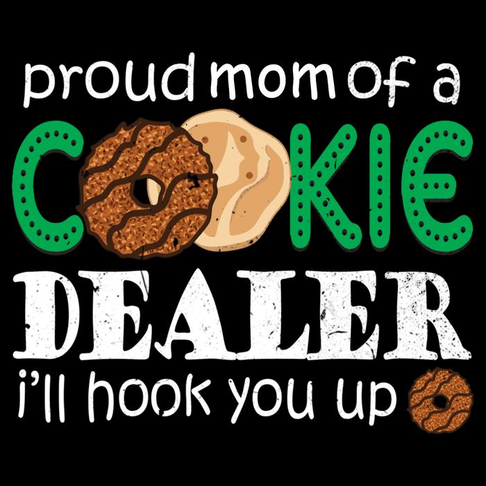 Scout Proud Mom Of A Cookie Dealer Troop Leader Tall T-Shirt