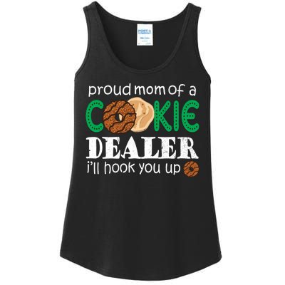 Scout Proud Mom Of A Cookie Dealer Troop Leader Ladies Essential Tank