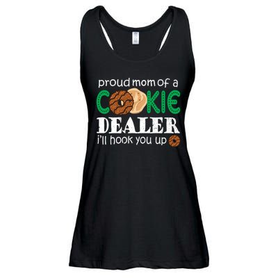 Scout Proud Mom Of A Cookie Dealer Troop Leader Ladies Essential Flowy Tank