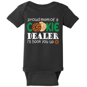 Scout Proud Mom Of A Cookie Dealer Troop Leader Baby Bodysuit