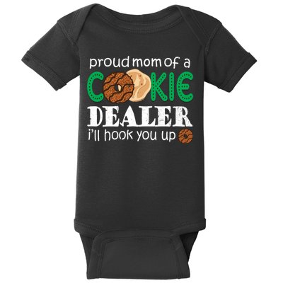 Scout Proud Mom Of A Cookie Dealer Troop Leader Baby Bodysuit