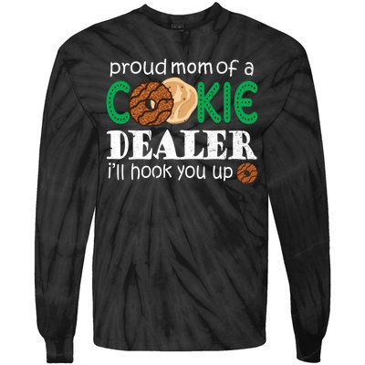 Scout Proud Mom Of A Cookie Dealer Troop Leader Tie-Dye Long Sleeve Shirt