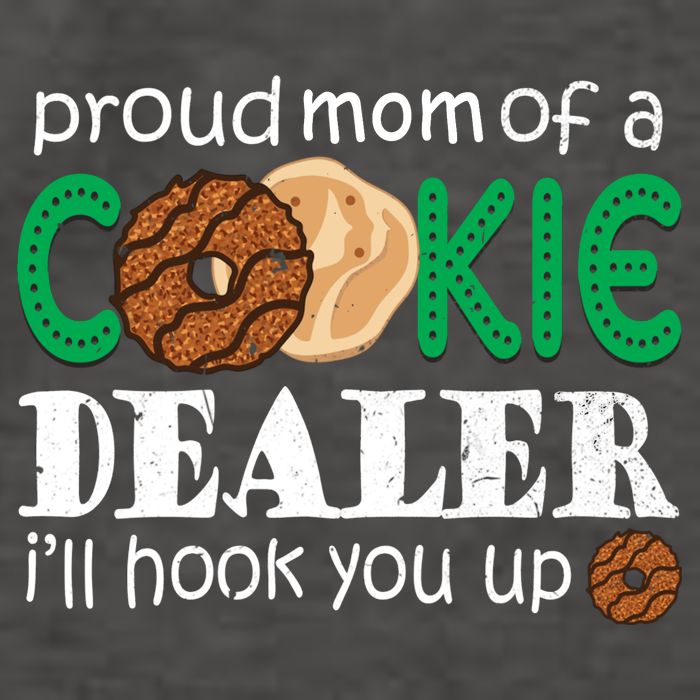 Scout Proud Mom Of A Cookie Dealer Troop Leader Vector Backpack