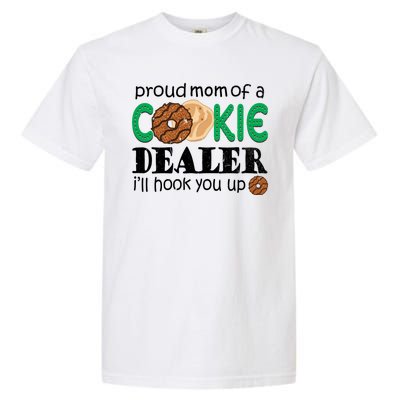 Scout Proud Mom Of A Cookie Dealer Troop Leader Garment-Dyed Heavyweight T-Shirt