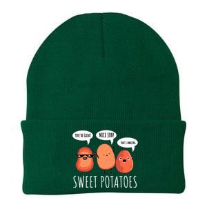 Sweet Potato Motivation Root Vegetable Camote Vegetarian Knit Cap Winter Beanie