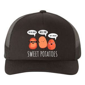 Sweet Potato Motivation Root Vegetable Camote Vegetarian Yupoong Adult 5-Panel Trucker Hat