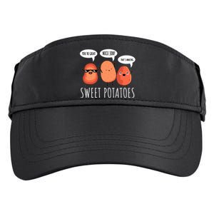 Sweet Potato Motivation Root Vegetable Camote Vegetarian Adult Drive Performance Visor