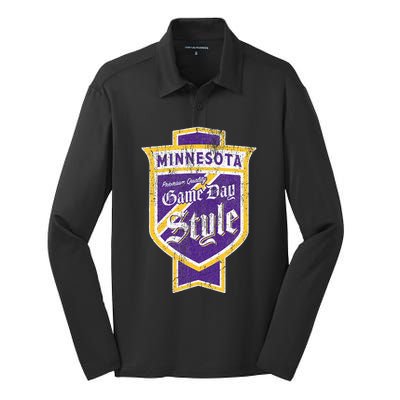 Scandinavian Pride Minnesota Pride Beer Label Silk Touch Performance Long Sleeve Polo