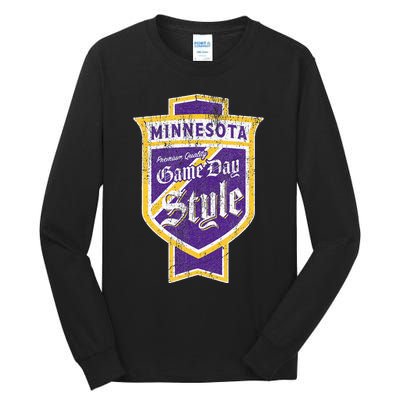 Scandinavian Pride Minnesota Pride Beer Label Tall Long Sleeve T-Shirt