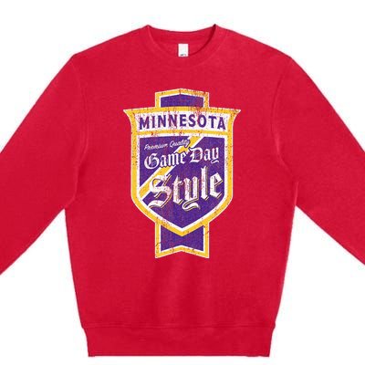 Scandinavian Pride Minnesota Pride Beer Label Premium Crewneck Sweatshirt