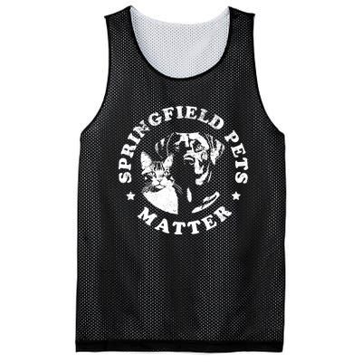 Springfield Pets Matter Funny Presidential Debate Humor Mesh Reversible Basketball Jersey Tank