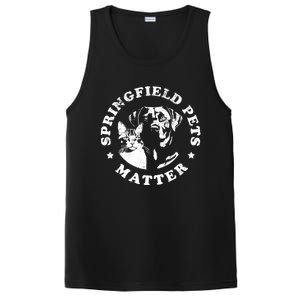 Springfield Pets Matter Funny Presidential Debate Humor PosiCharge Competitor Tank