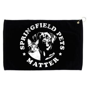 Springfield Pets Matter Funny Presidential Debate Humor Grommeted Golf Towel