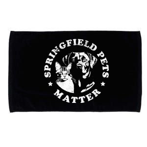 Springfield Pets Matter Funny Presidential Debate Humor Microfiber Hand Towel