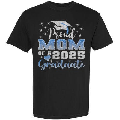 Super Proud Mom Of 2025 Graduate Awesome Family College Garment-Dyed Heavyweight T-Shirt