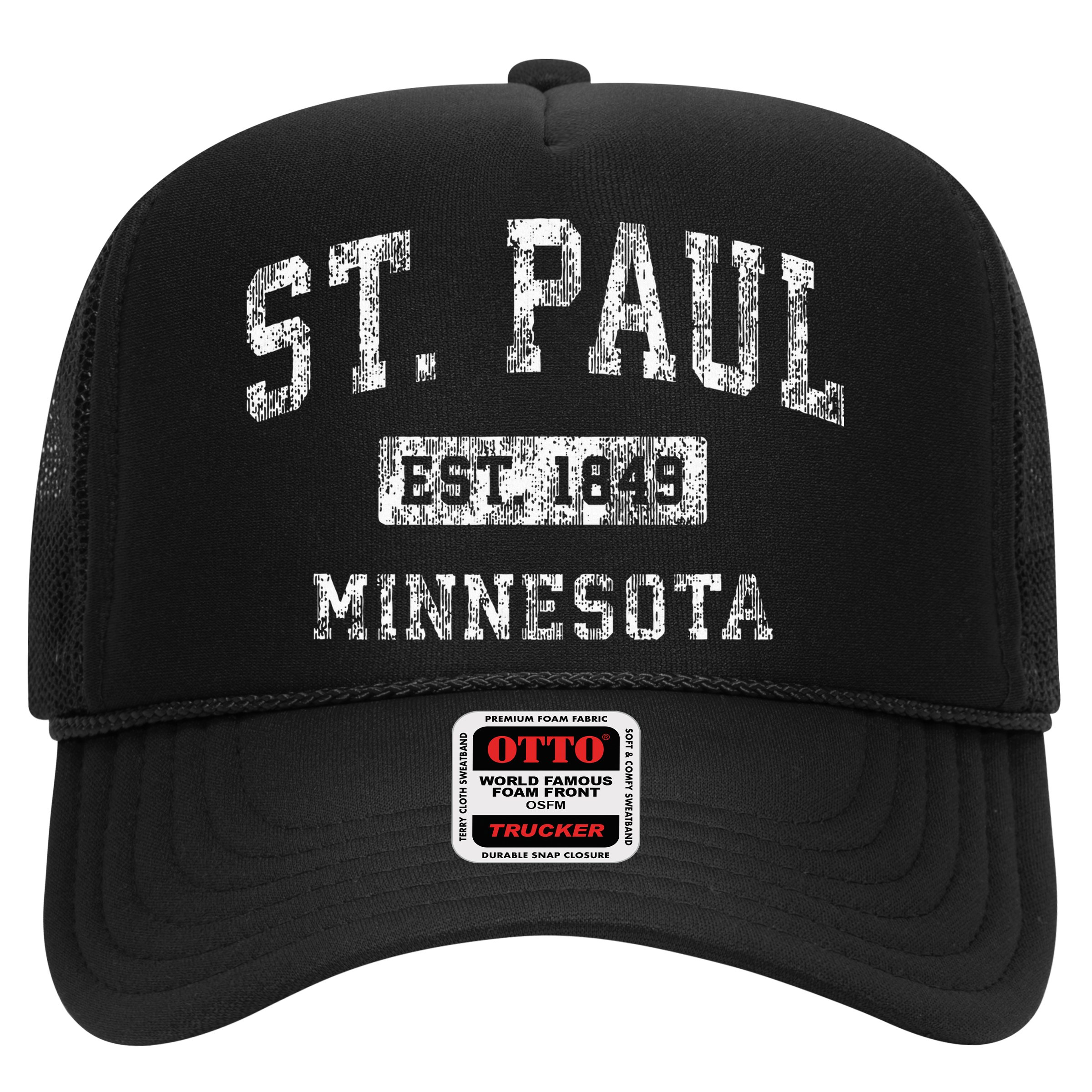 St. Paul Minnesota Mn Vintage Established Sports Hat